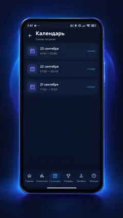 WorkTime — календарь смен